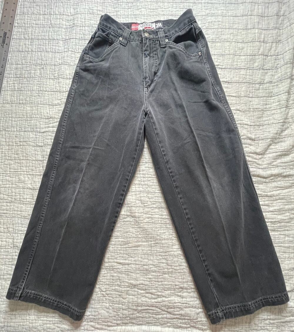 Bugle Boy Denim Vintage Utility Jeans Gold Castle Millennium Series 7M - 14R/27W